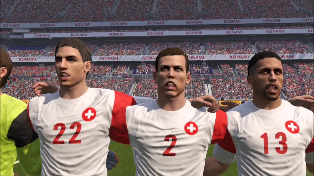 PES 2016 - UEFA Euro 2016 - Albania vs Switzerland | Gameplay (HD) [1080p60FPS]