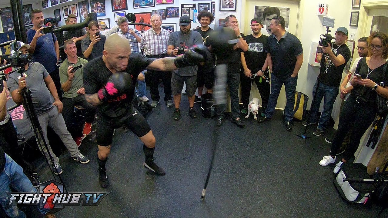 MIGUEL COTTO - DOUBLE END BAG WORKOUT - GO PRO HERO 6