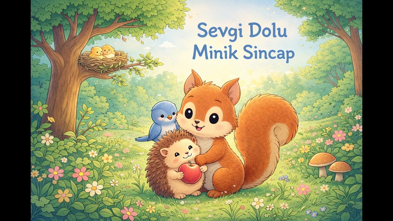SEVGİ DOLU MİNİK SİNCAP | UYKU ÖNCESİ MASALLAR | ORMAN MASALLARI