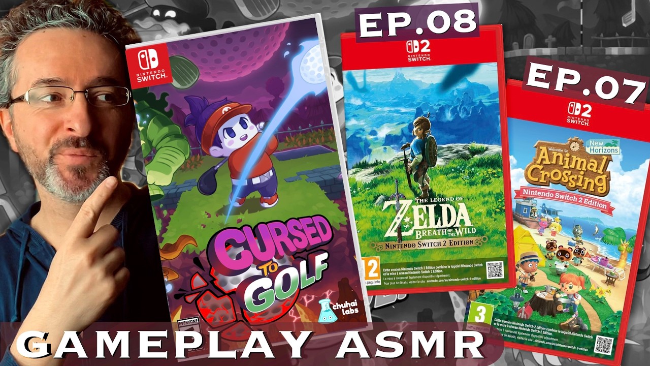 Trois jeux parfaits pour de l’ASMR 😴 Viens te détendre devant du Golf, Zelda et Animal Crossing