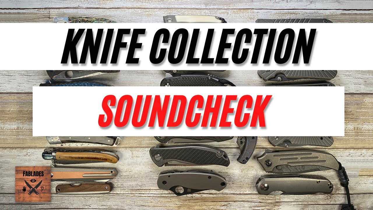 State of the Collection Soundcheck, SOTC Pocketknife Sound Comparison ASMR