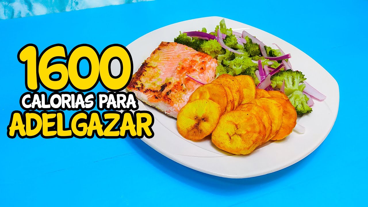 1600 CALORÍAS por día 🚀 La DIETA perfecta para PERDER PESO 🤯
