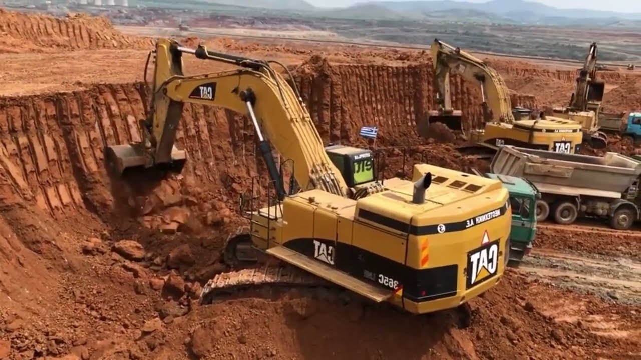 Sức Mạnh Khủng Khiếp Của Dàn Máy Xúc Khổng Lồ – Excavator TV