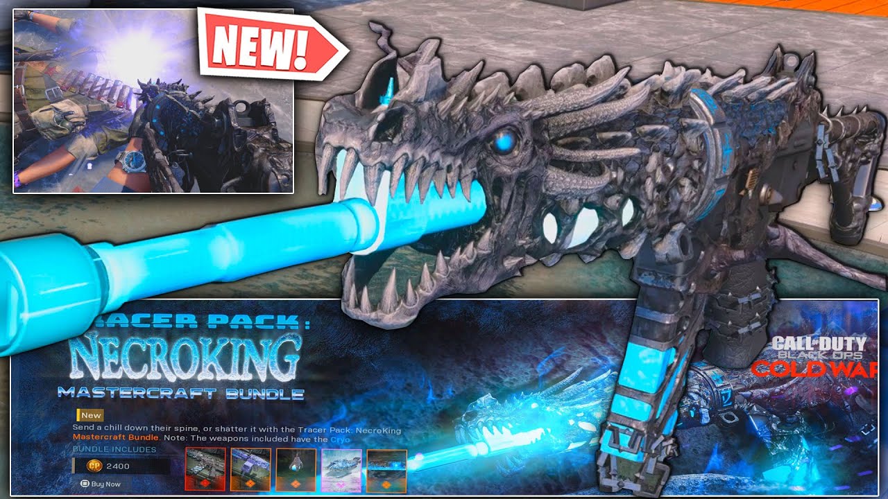 the NEW TRACER PACK NECROKING MASTERCRAFT BUNDLE in COLD WAR & WARZONE! ❄ (NEW CRYO DISMEMBERMENT)