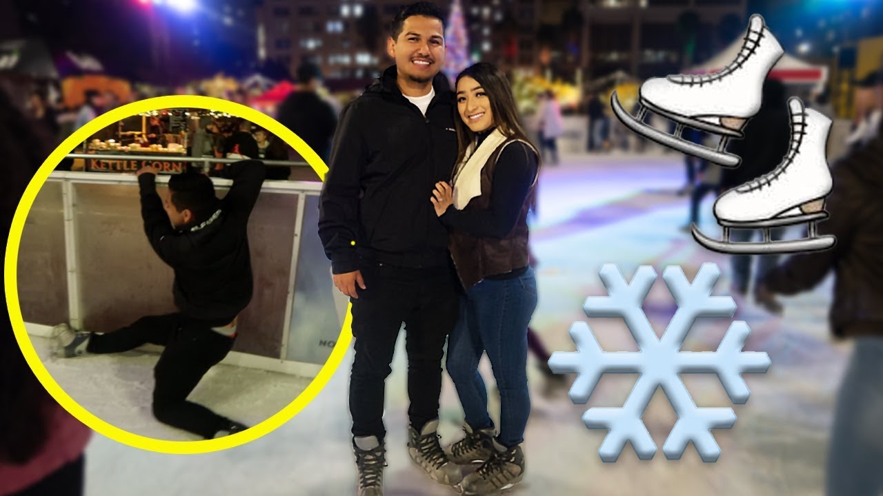 Ice Skating Date Night! *Embarrassing Fall*