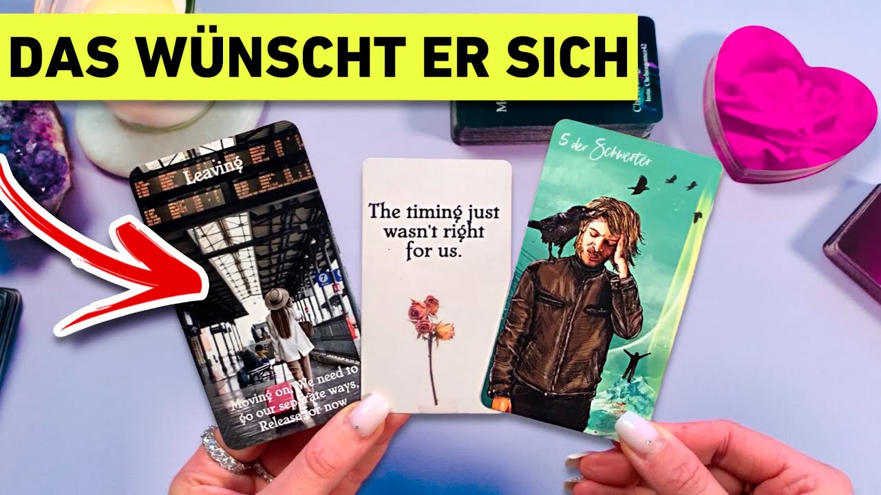 ABSTAND 😳 Was er dir NICHT SAGT sich aber JETZT von dir WÜNSCHT... Seelenpartner Tarot