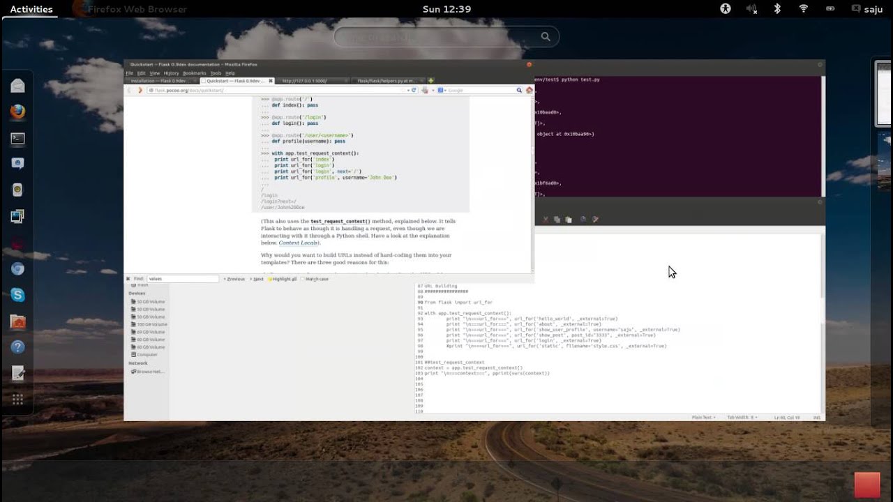 Python Flask Tutorial Part 3 - URL Building