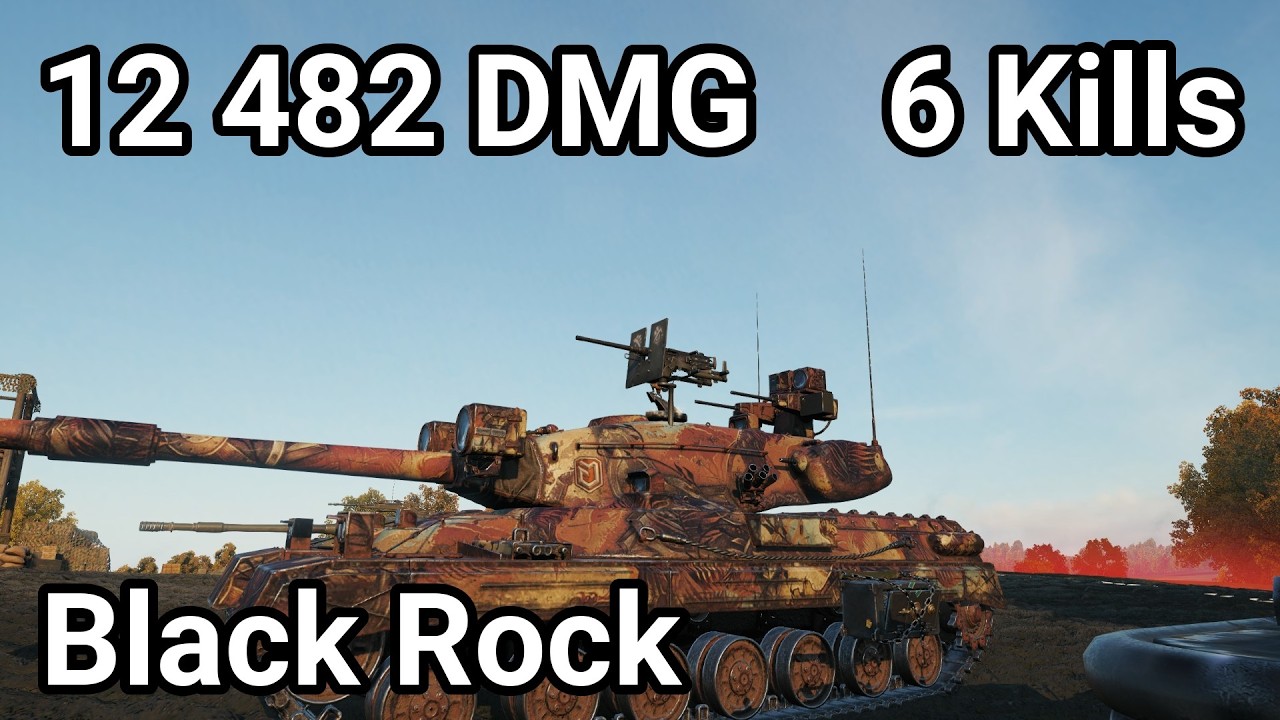 Black Rock - 12 482 damage / 6 kill / 1 400 blocked