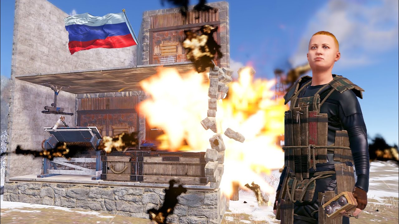 RAID: REVENGE ON A RUSSIAN MILLIONAIRE! - RUST SOLO #1
