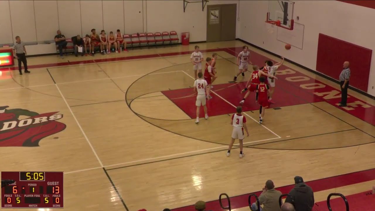 Boone 8th Boys Basketball vs Carlisle 2/12/26