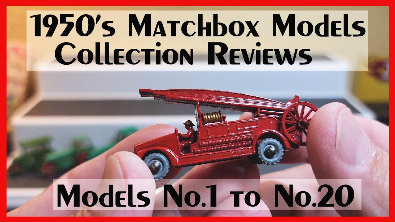 Vintage 1950's Matchbox Models Collection Review - Numbers 1 to 20