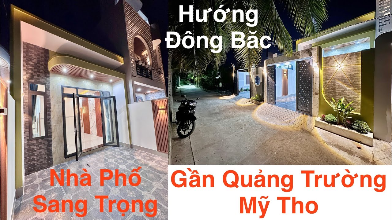 🏠NHÀ PHỐ HIỆN ĐẠI SANG TRỌNG - GẦN TRUNG TÂM QUẢNG TRƯỜNG MỸ THO📐Diện tích 5x20m hoàn công chủ quyền