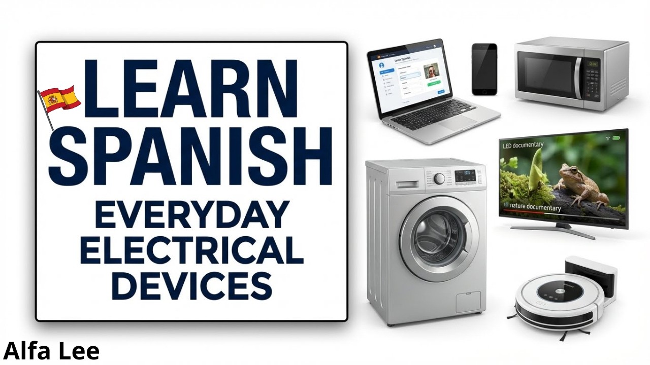 Изучение испанского языка: Электроприборы повседневного использования на испанском языке