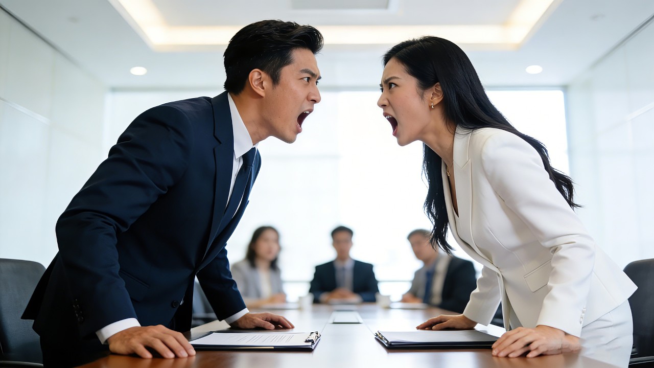 【日本語吹き替え】「貧乏夫婦」が1000億の契約式で鉢合わせ！？お互い隠してた正体は…まさかの会長！？