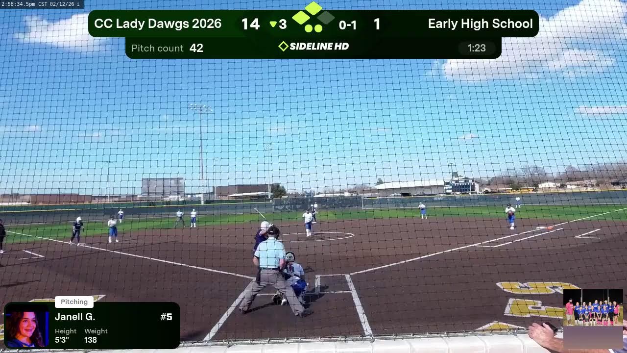 CC Lady Dawgs 2026 vs Early High School (2026.02.12)