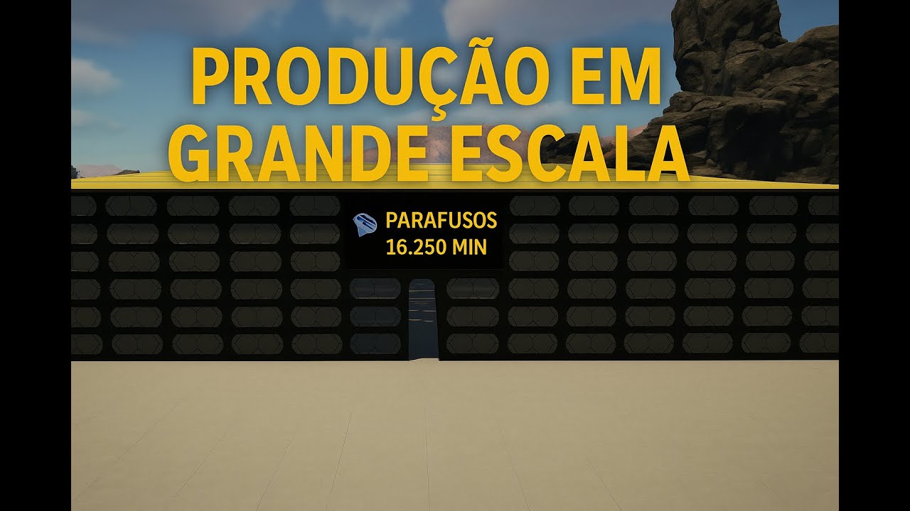 MEGA FÁBRICA de Parafusos no Satisfactory 🚀 Produção Insana de 16.250 por Minuto!