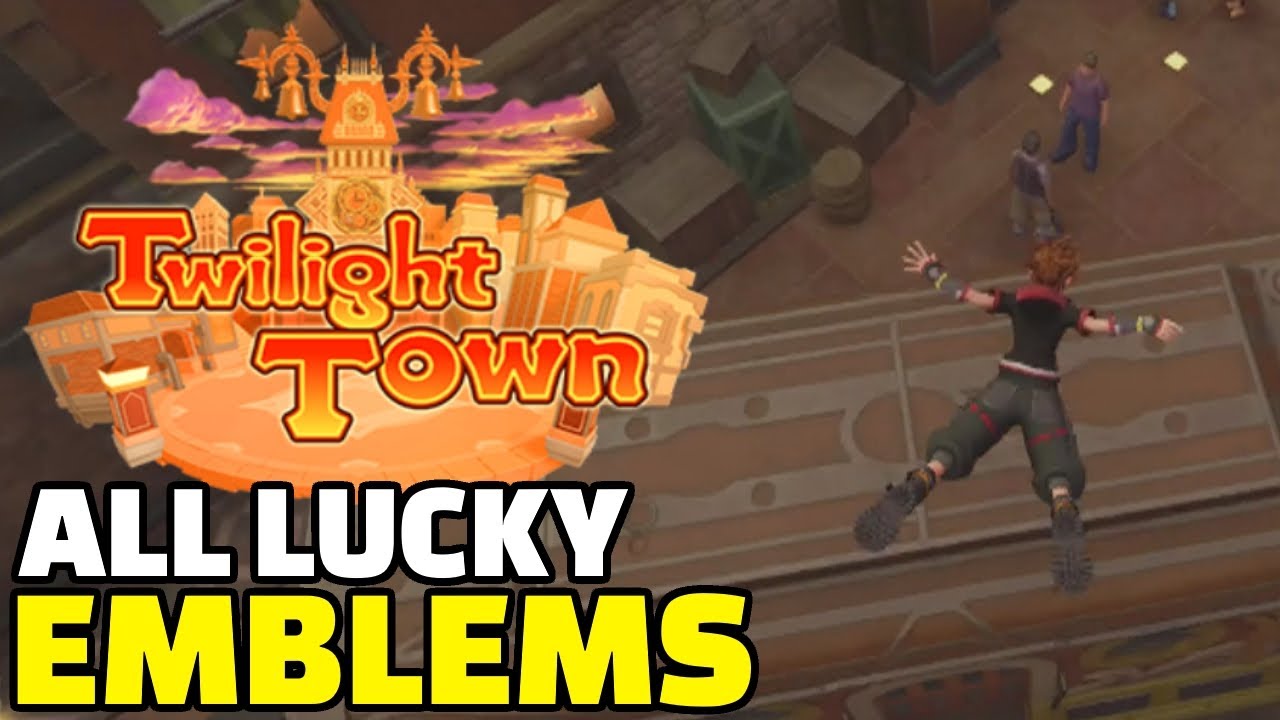 Kingdom Hearts 3 | ALL Lucky Emblems Location Guide | Twilight Town