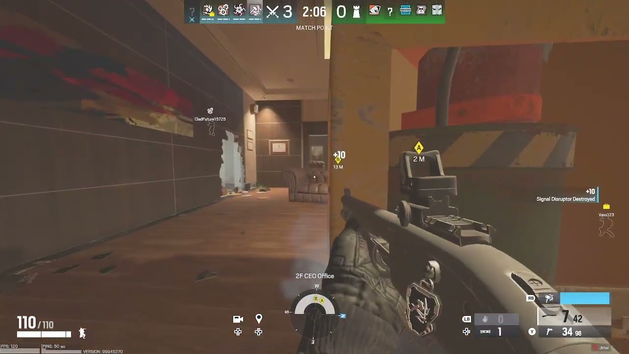 Full round of a sledge rush ace
