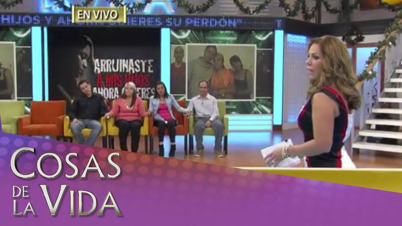 Arruinaste a mis hijos y ahora quieres su perdón