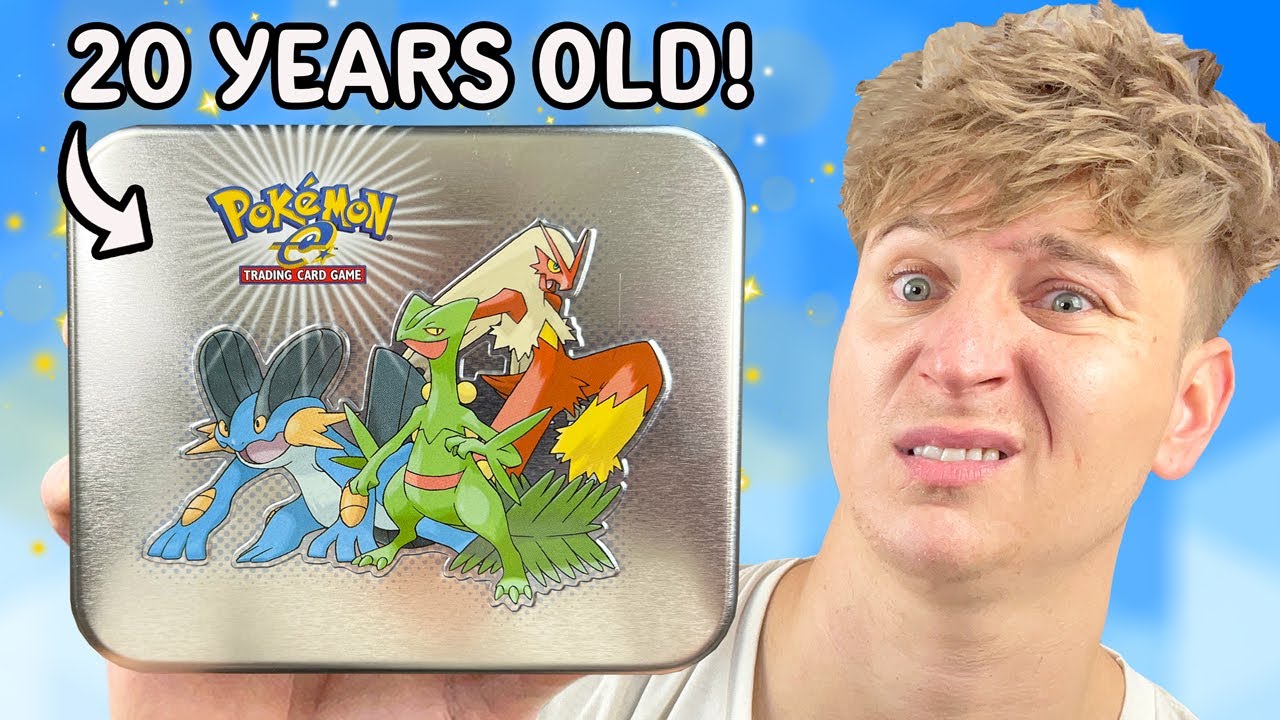 I Opened The First Pokemon Cards Tin Ever Made...