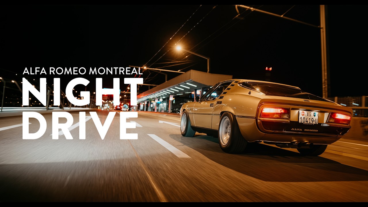 We went for a Night Drive around Zurich in a Fire-Spitting Alfa Romeo
