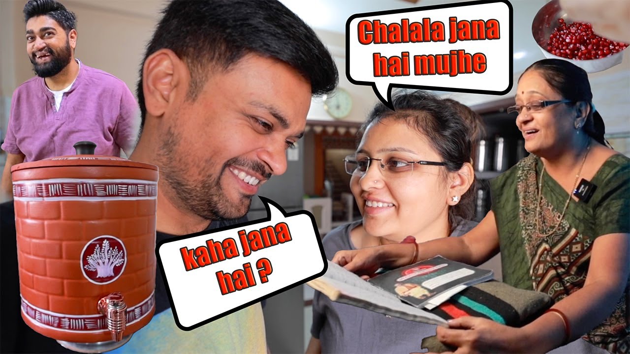 Sarika ko chalala leke jana he aur ghar pe sab set kar diya.