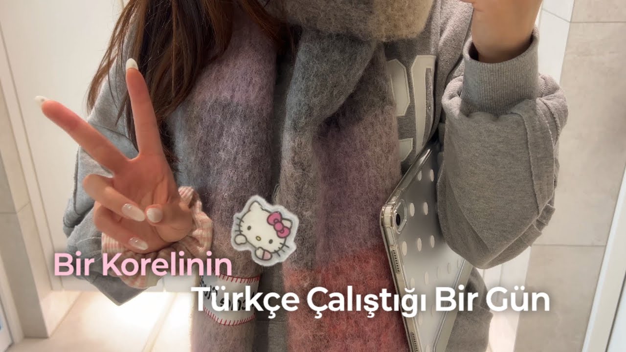 İlk vlogum🎀Türkçe Bölümü Okuyan Koreli Bir Üniversite Öğrencisinin Sınav Haftası🇹🇷