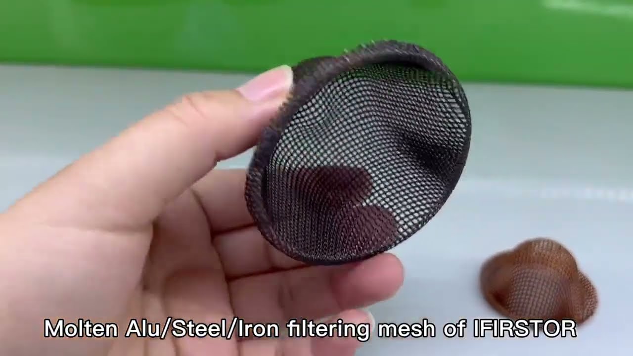 Fiberglass Mesh Filter for Molten Metal
