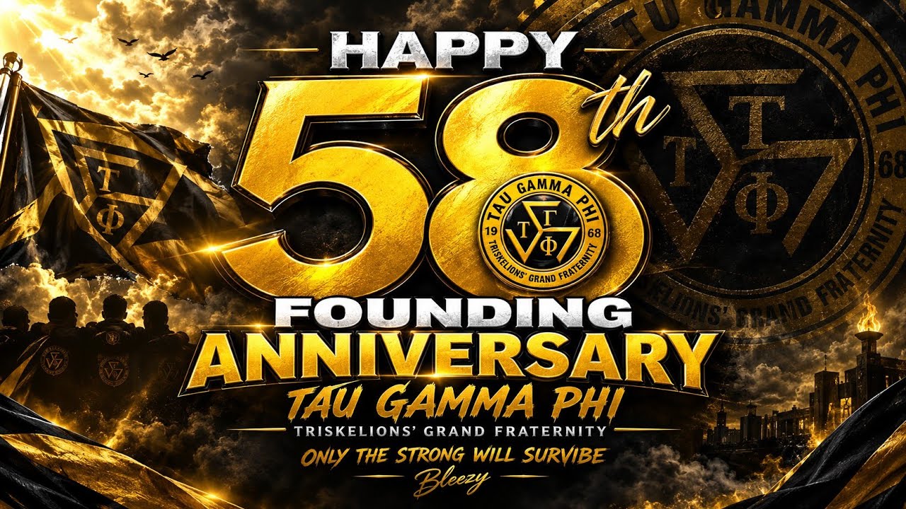 Bleezy - ONLY THE STRONG WILL SURVIVE (Remix) (57th Anniversary Song Tau Gamma Phi) Triskelion Song