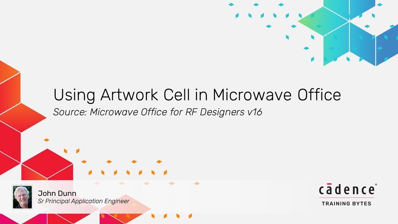 Using Artwork Cell in Microwave Office