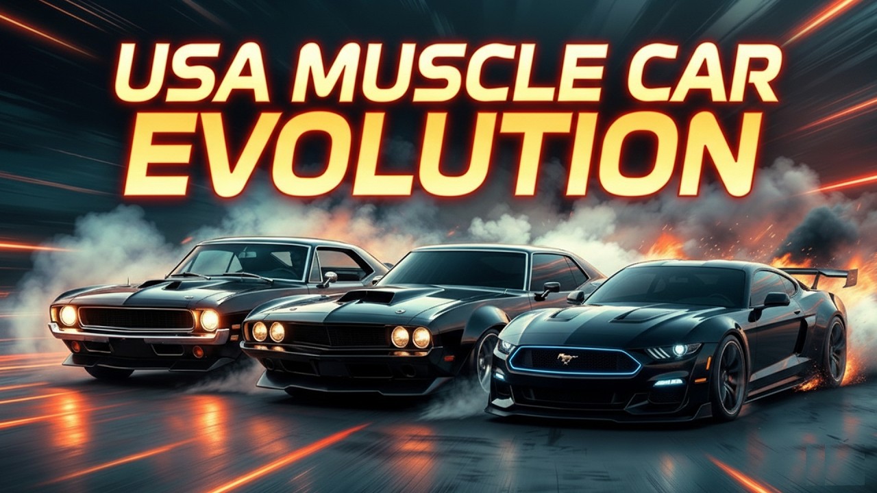 From 1960s Legends to Modern Monsters | US Muscle Cars