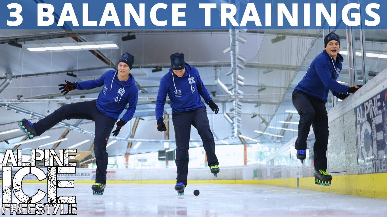 3 Balance Trainings for Iceskating Beginners