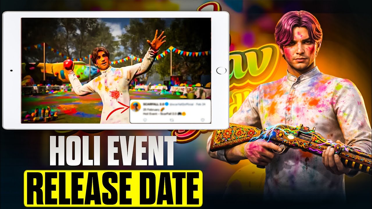 🚨 ScarFall 2.0 Holi Event Confirmed! 🎉 New Rewards & Mode Coming Soon!