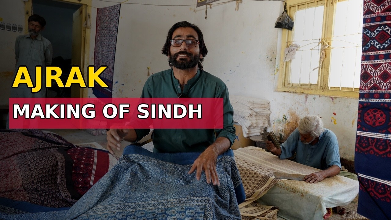 Ajrak making process || Block Printing || Sindh