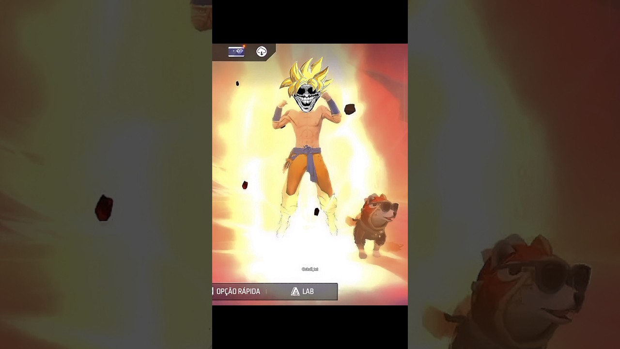 SKIN DO GOKU NO FF #shorts #freefire #viral #texturafreefire #texturaff