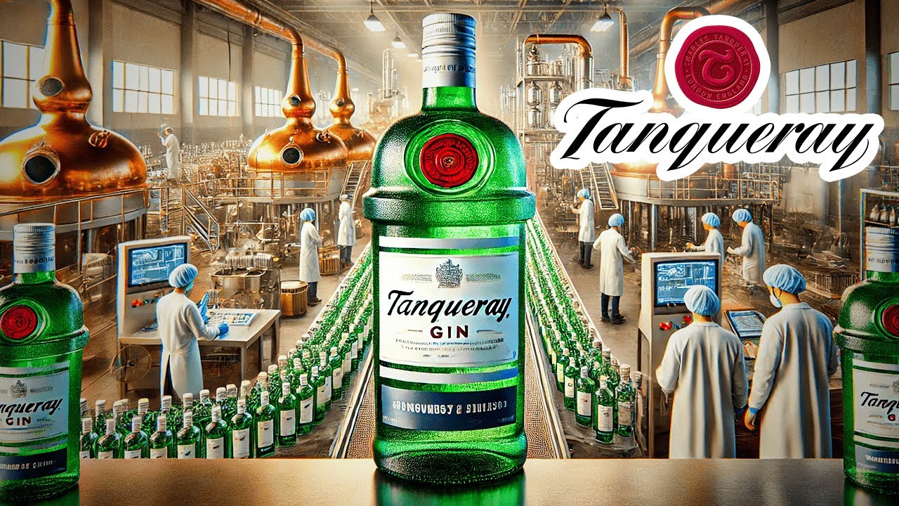 Как производится легендарный джин TANQUERAY на фабрике | Что отличает его от остальных?