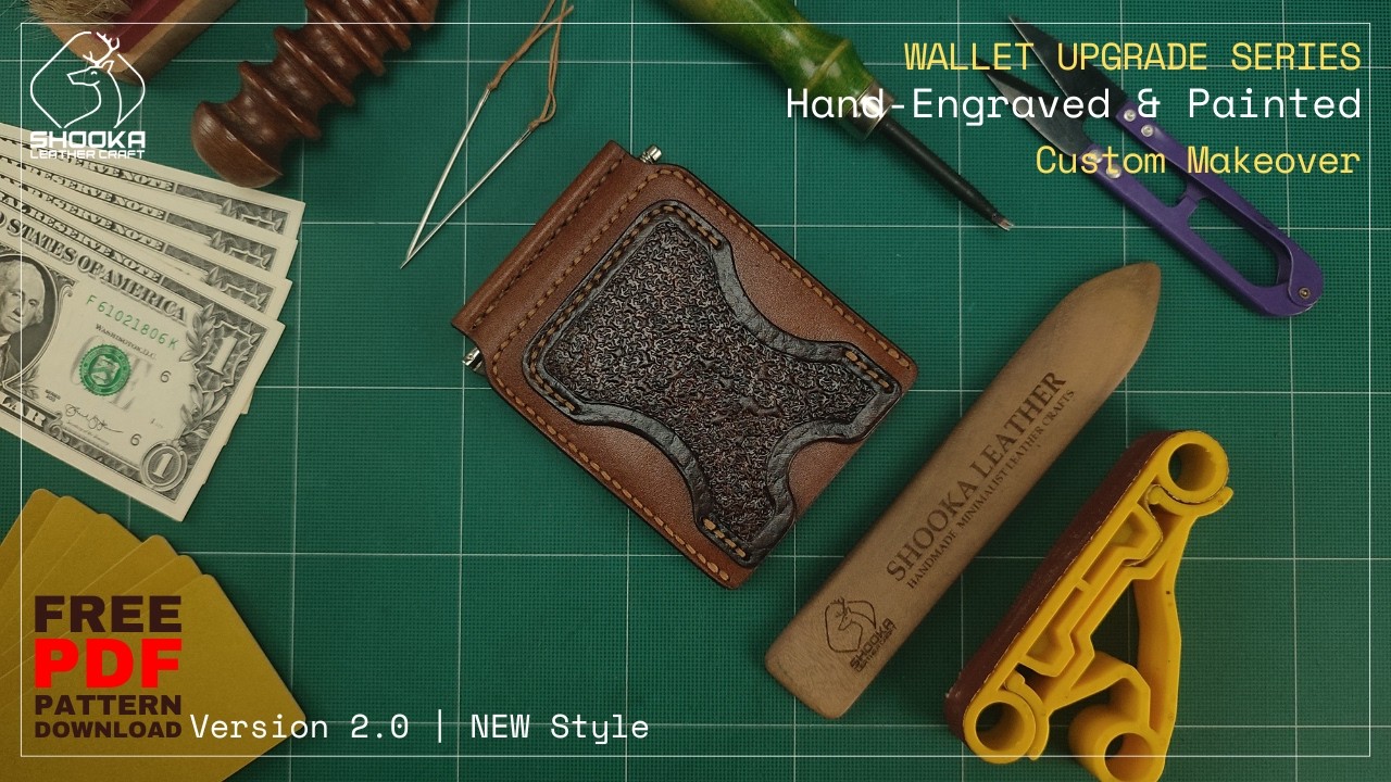 Dollar Clip Wallet Upgrade: Hand-Engraved & Custom Painted Makeover