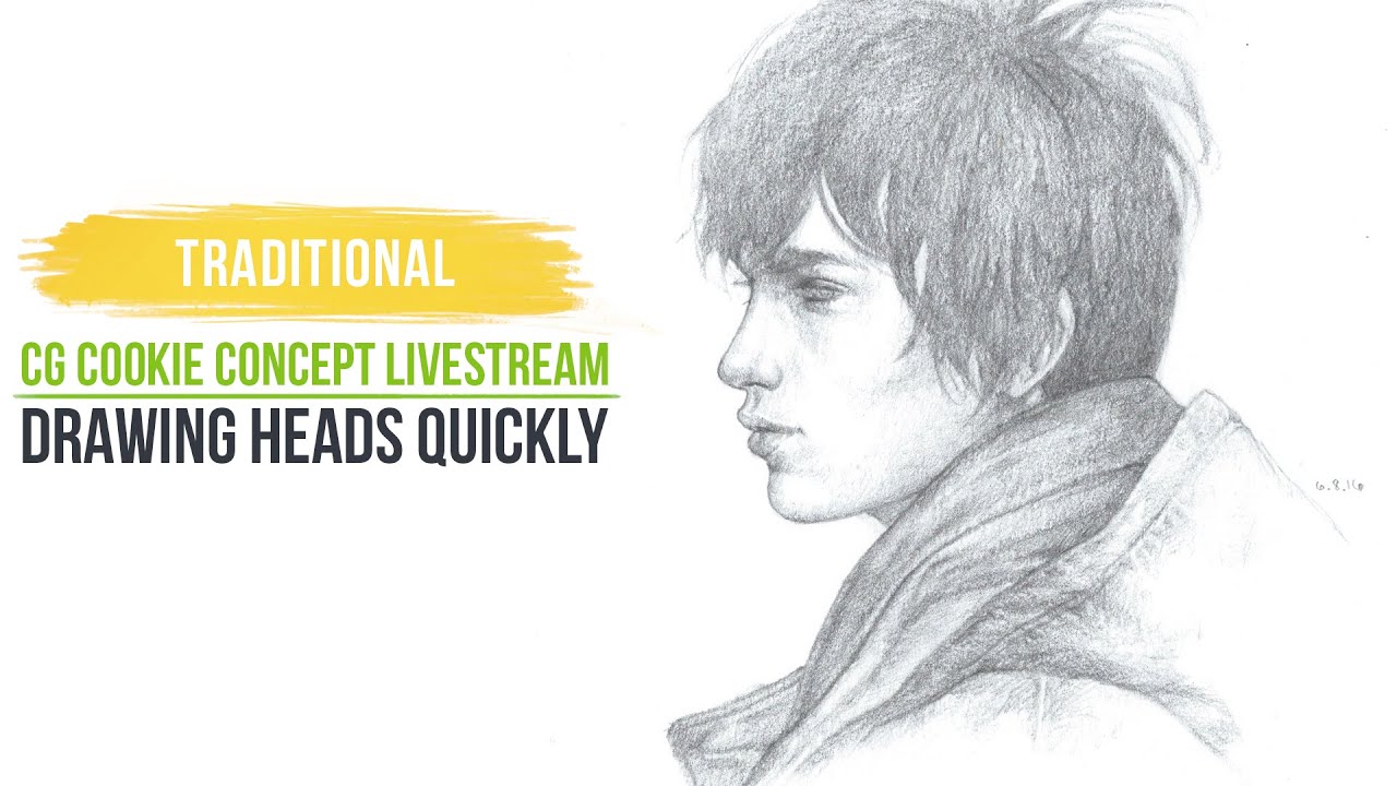 Livestream - Drawing Heads Quickly (Traditional)