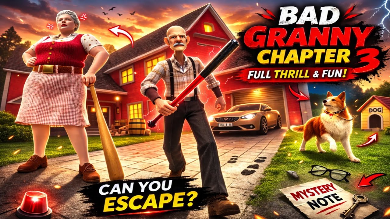 Bad granny chapter 3 Gameplay Act 3 (Android) #granny  #Badgranny #trending 