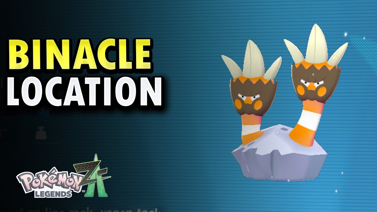 Binacle Location Pokedex 034 - Pokemon Legends Z-A
