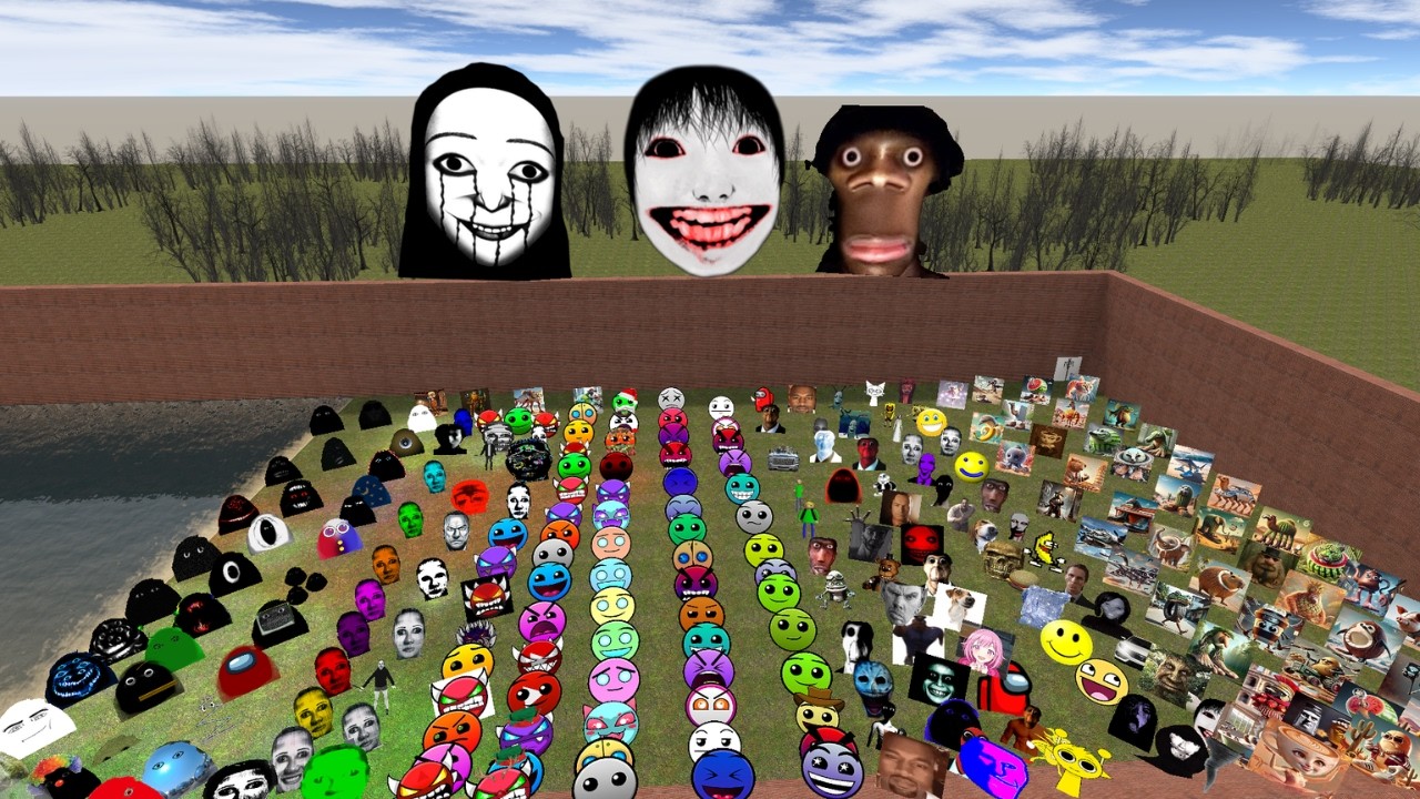 COLORFUL SELENE DELGADO OBANGA BALDI YYY CTP ALLIHO AND UNLIMITED NEXTBOT IN MAZE #GMod #NExtBots