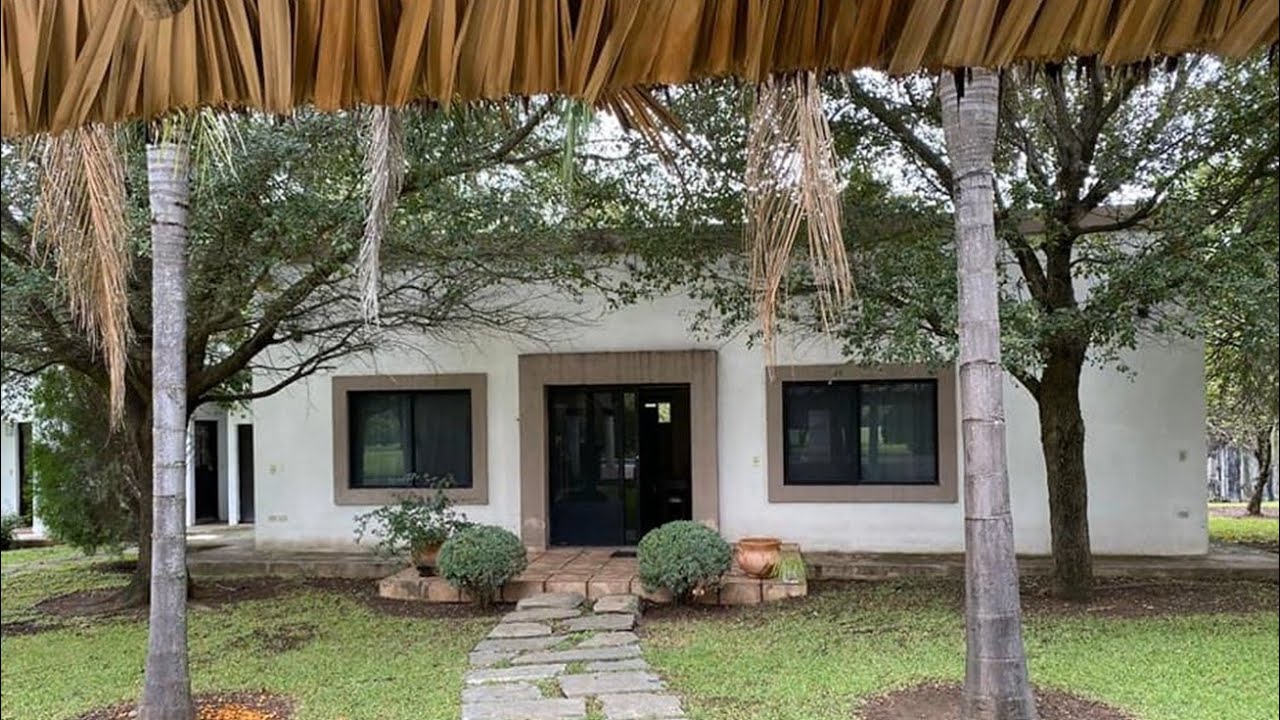 Finca Quinta en Venta en Santiago, Nuevo León – 1 Hectárea con Casa Amueblada, Alberca y Palapas