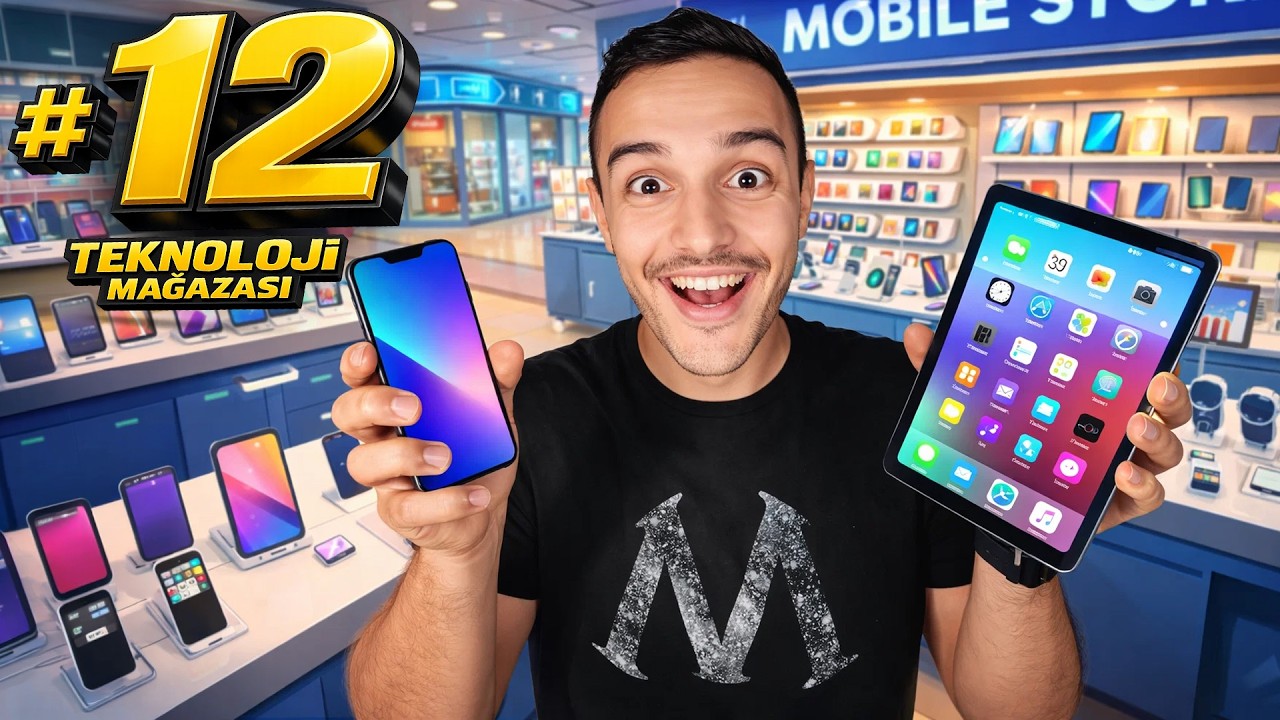 TELEFONCUYU TEK SEFERDE FULLLEDİM! 📱 | Mall Simulator #12