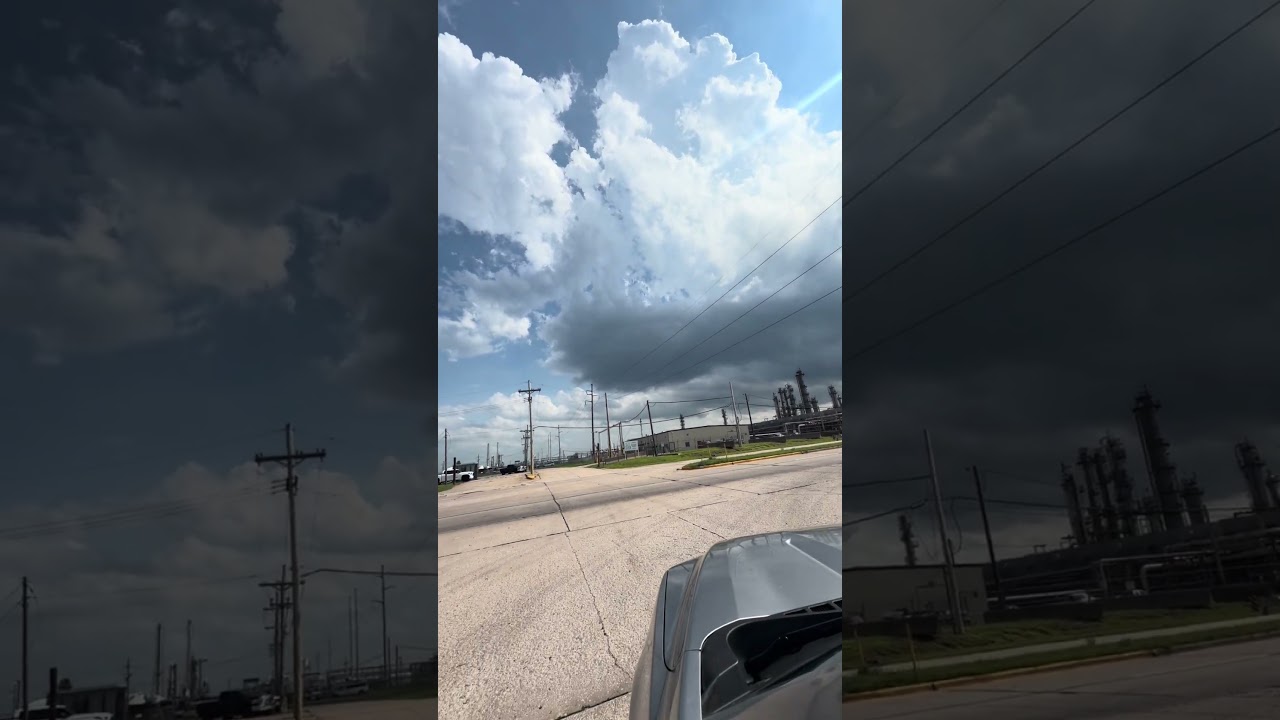 Did the refinery cook this developing storm?!