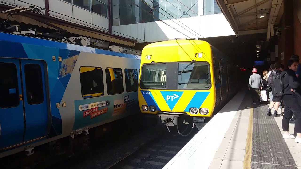 Metro Trains at Flinders Street