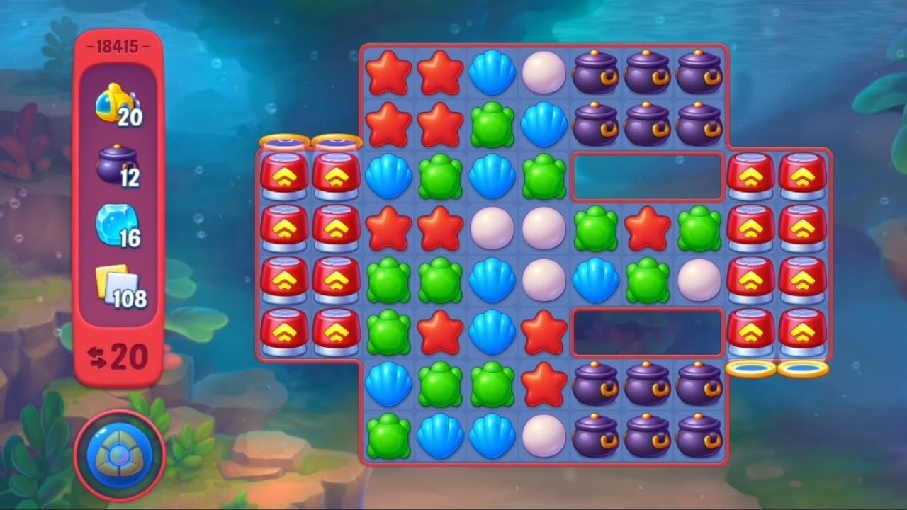 Fishdom 18415 Hard Level - NO 💣🧨💥