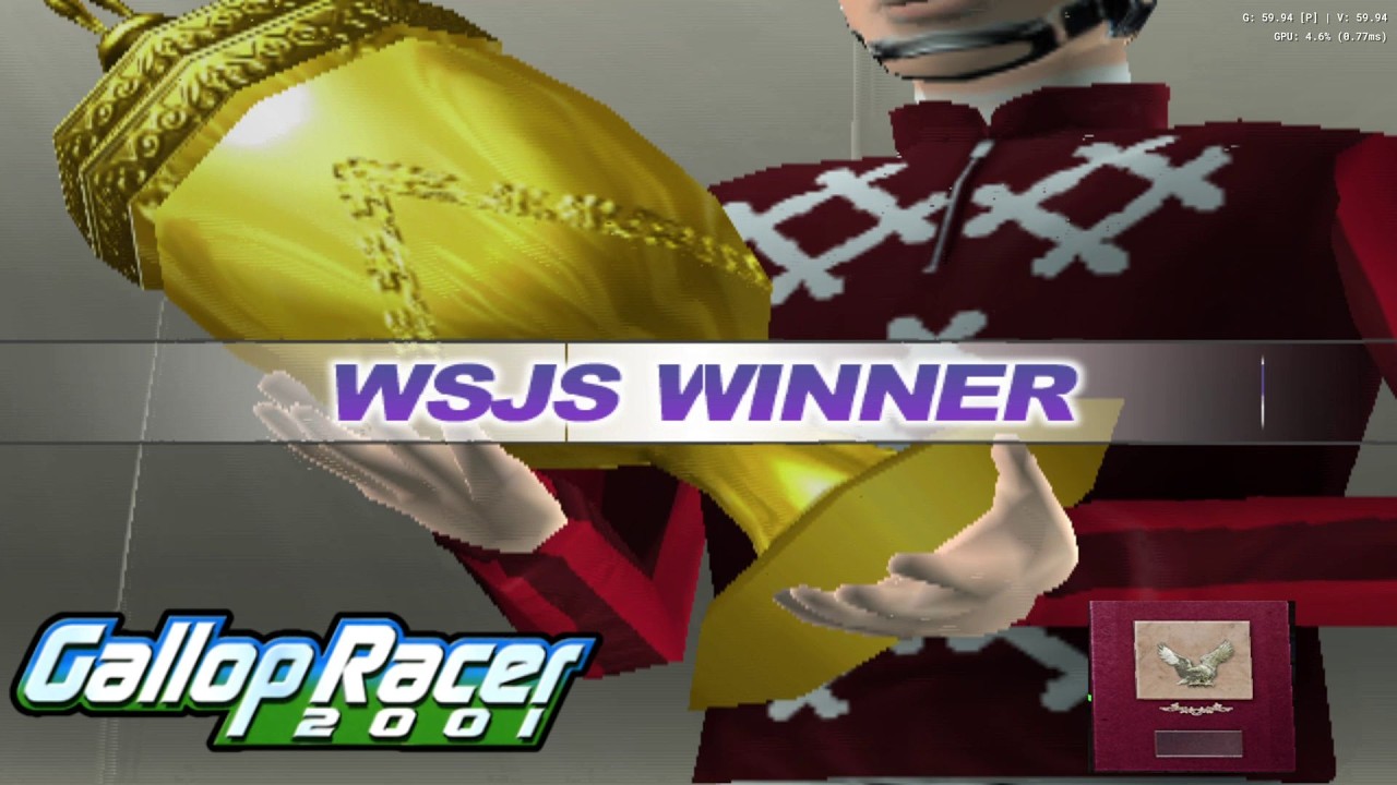 Gallop Racer 2001 BEST JOCKEY IN THE WORLD ギャロップレーサー 5 Horse Racing Gameplay