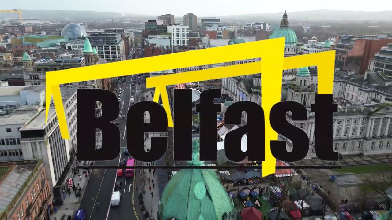 Belfast, UK 4K Drone Footage