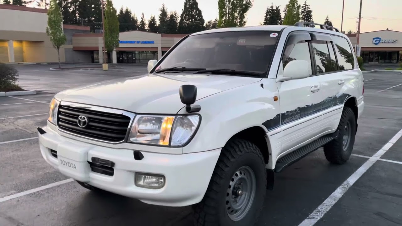 1999 Toyota Land Cruiser 100VX limited 1HDTFE 4.2L inline 6 turbo diesel JDM RHD
