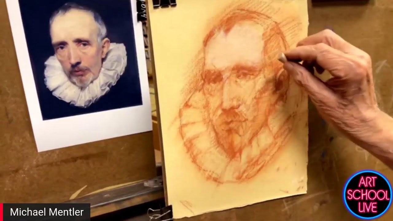 How to Draw a Portrait in Sanguine feat. Michael Mentler